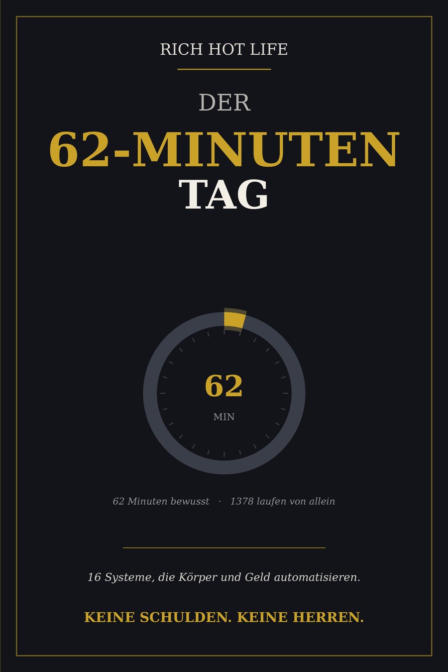 Der 62-Minuten-Tag — Buchcover